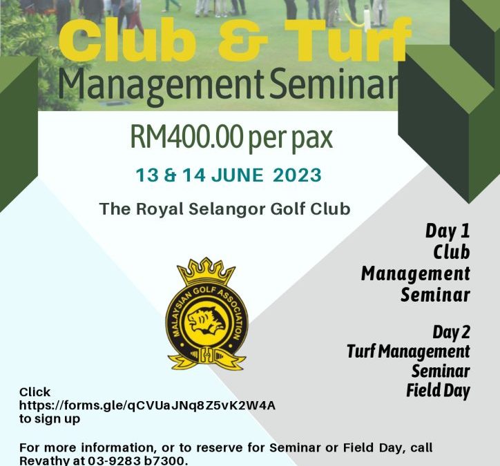 Club & Turf Management Seminar