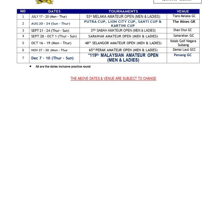 FIXTURES 2023