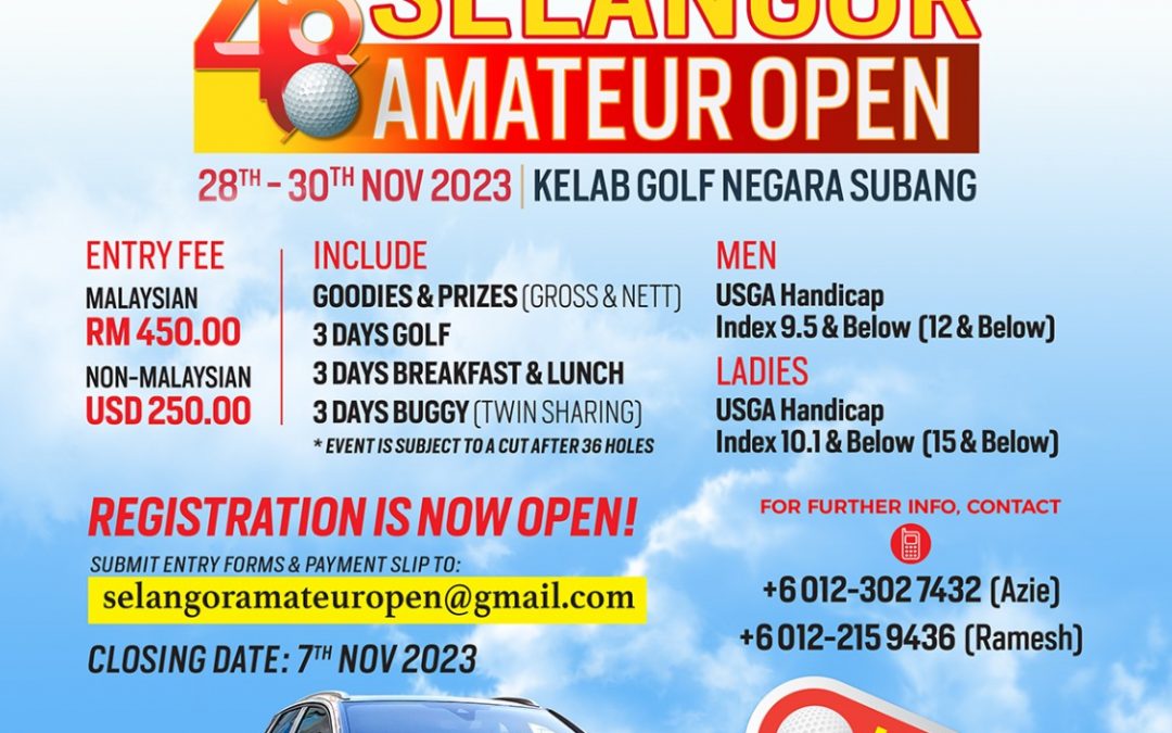 PEUGEOT 48TH SELANGOR AMATEUR OPEN