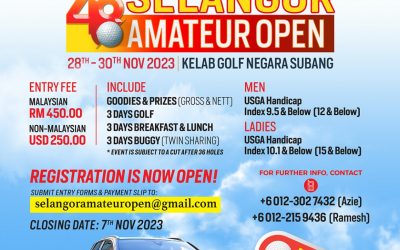 PEUGEOT 48TH SELANGOR AMATEUR OPEN