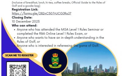 MGA/R&A LEVEL 2 RULES SEMINAR