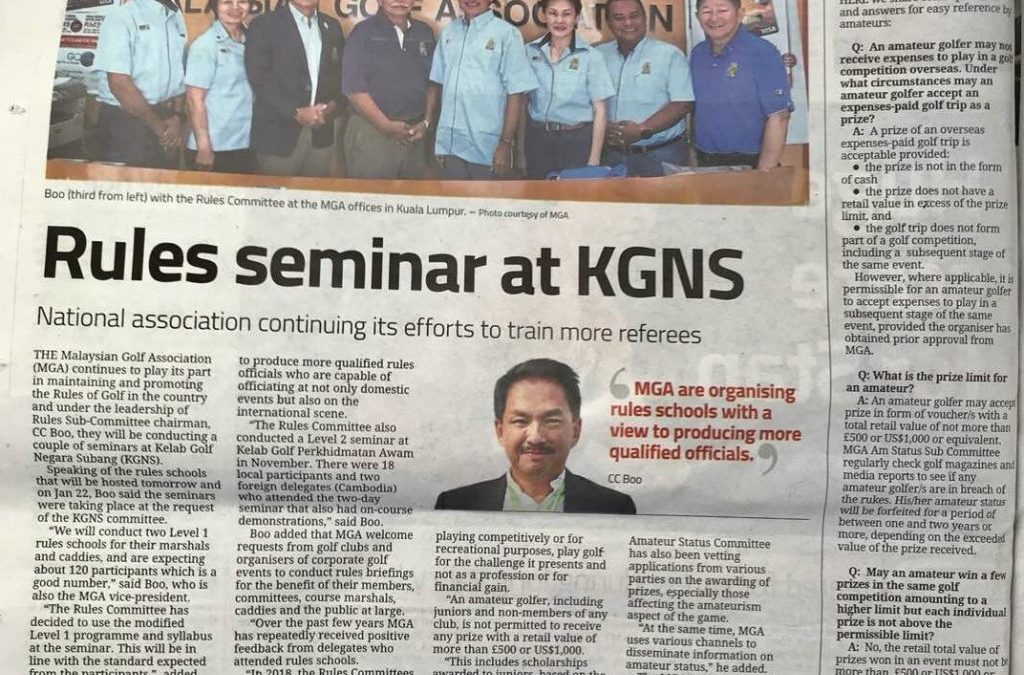 Rules Seminar At KGNS