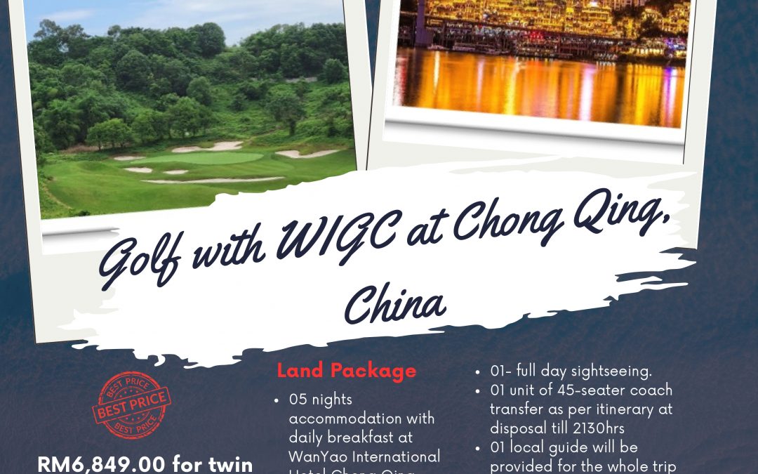 Women in Golf Charter to China!