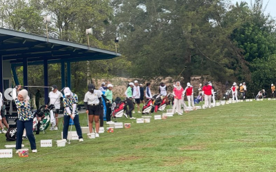 First round of (SUKMA) Golf Competition 2024 at Kelab Golf Sarawak in Kuching!