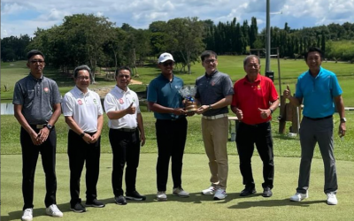 Hariz Hezri and Sabah’s player Jamie Tan Huang Ying who claimed the Sabah Amateur Open 2024 title