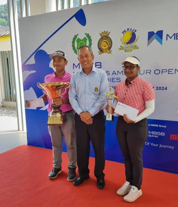 Nor Haqiem Nor Hadi and Sohniya Candra Mohan claimed the 18th Perlis Amateur Open title