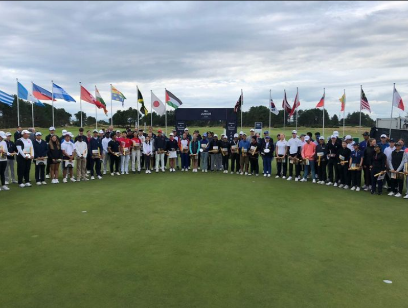 Outstanding performance at the prestigious Junior Open held at Kilmarnock, Barassie, Scotland