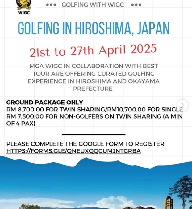 GOLFING IN HIROSHIMA, JAPAN