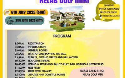 MGA/R&A Level 1 Rules Seminar at Kelab Golf Miri