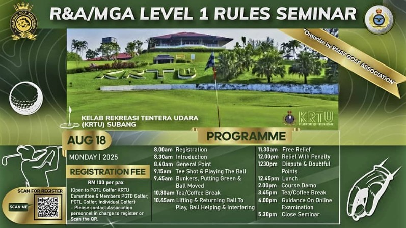  R&A/MGA Level 1 Rules Seminar at KRTU