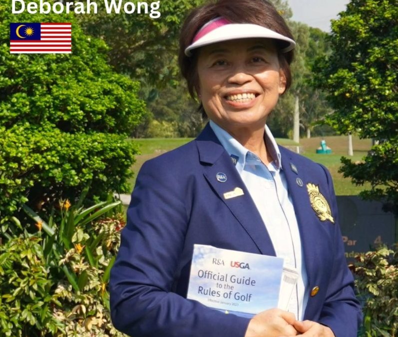 MADAM DEBORAH WONG – First female referee from the region to officiate at The 153rd Open Championship