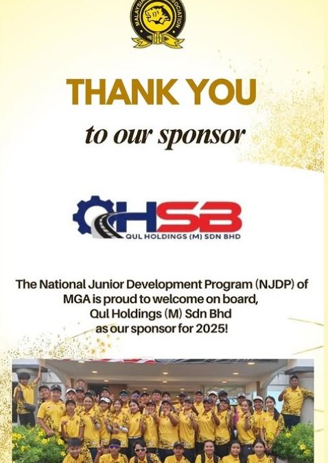 NATIONAL JUNIOR DEVELOPEMENT PROGRAM – SPONSOR ANNOUNCEMENT