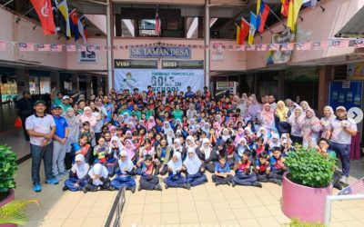 Golf in School program at Sekolah Kebangsaan (SK) Taman Desa