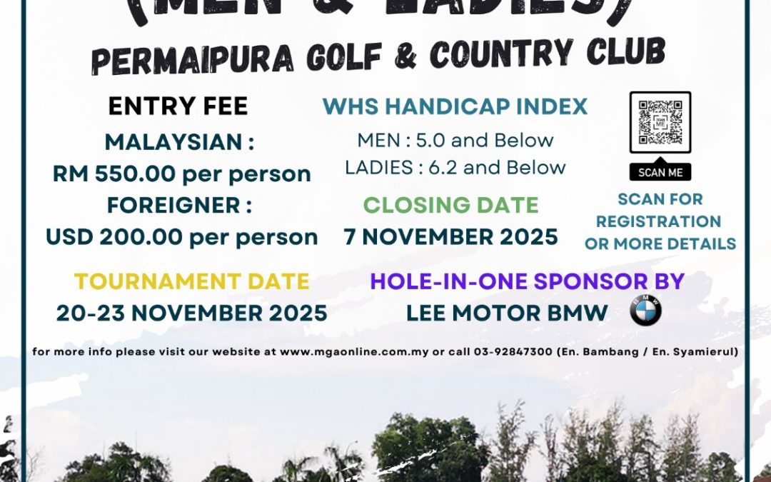 121st MALAYSIAN AMATEUR OPEN 2025