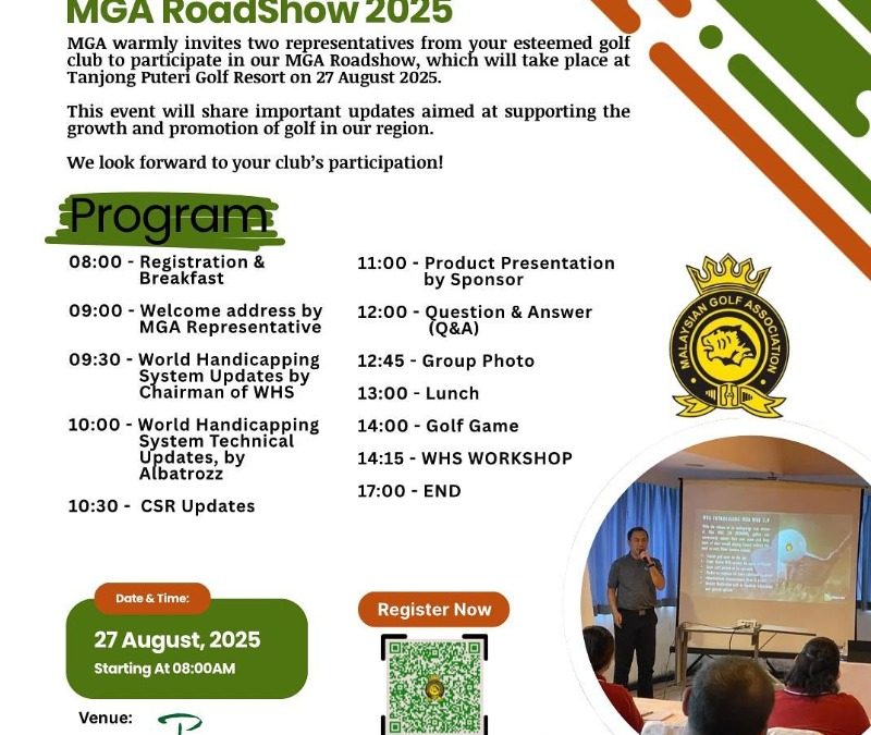 MGA ROADSHOW AT TANJONG PUTERI GOLF
